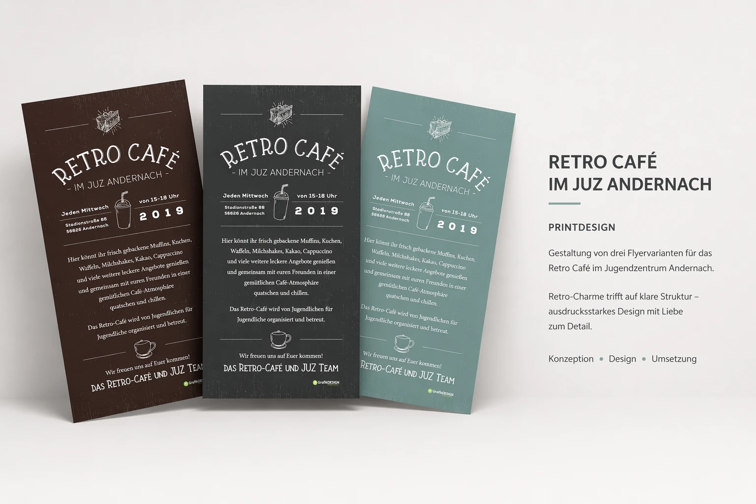 Flyer Retro Café